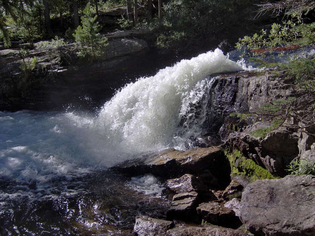 Churning Falls along the Ouzel Falls Trail