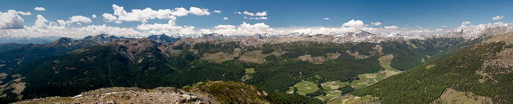 Summit view Morgenrast / Monte Mattina