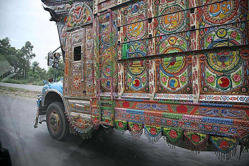 Decorated Truck on KKH