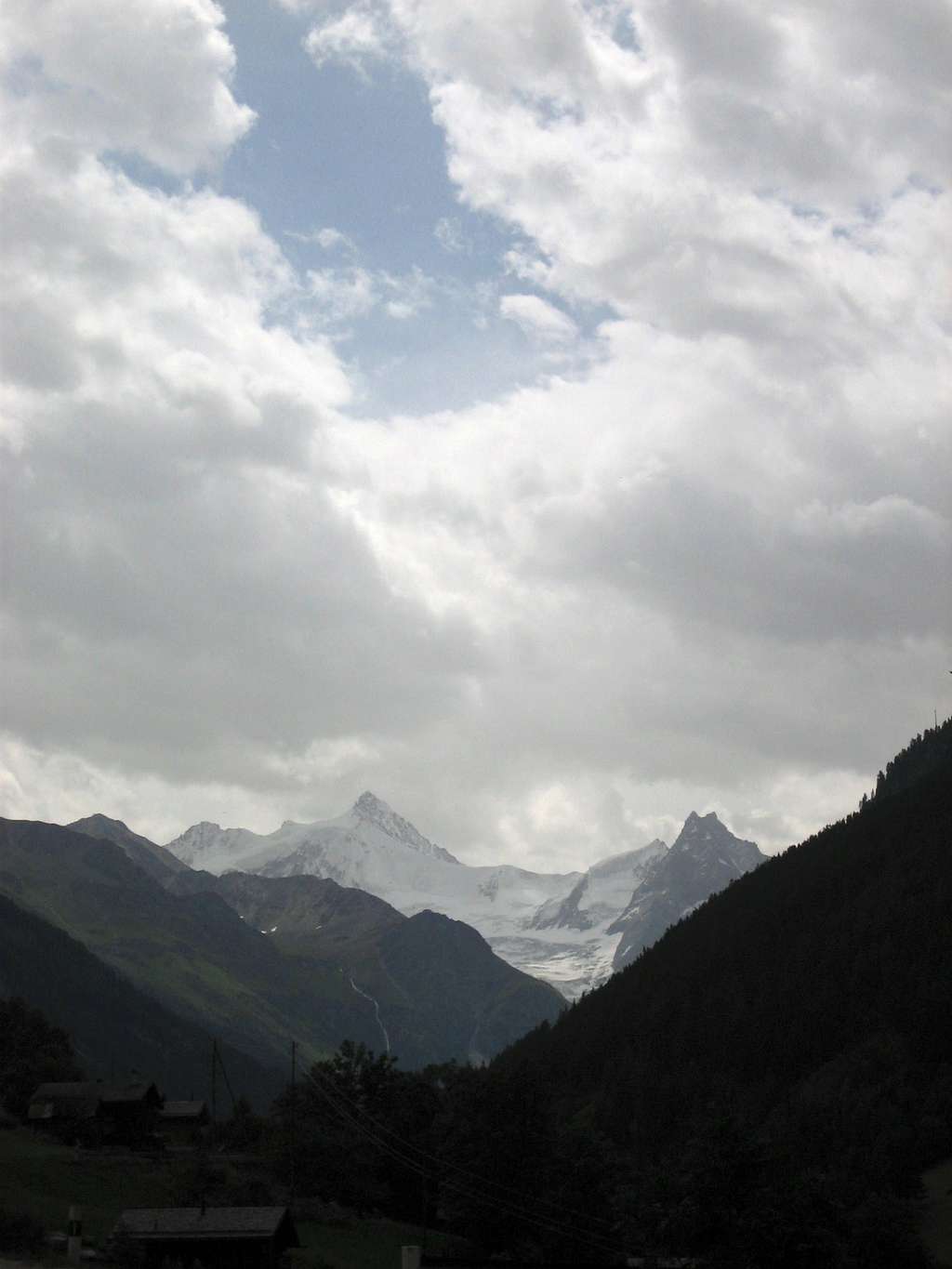 View of Zinalrothorn from Zinal