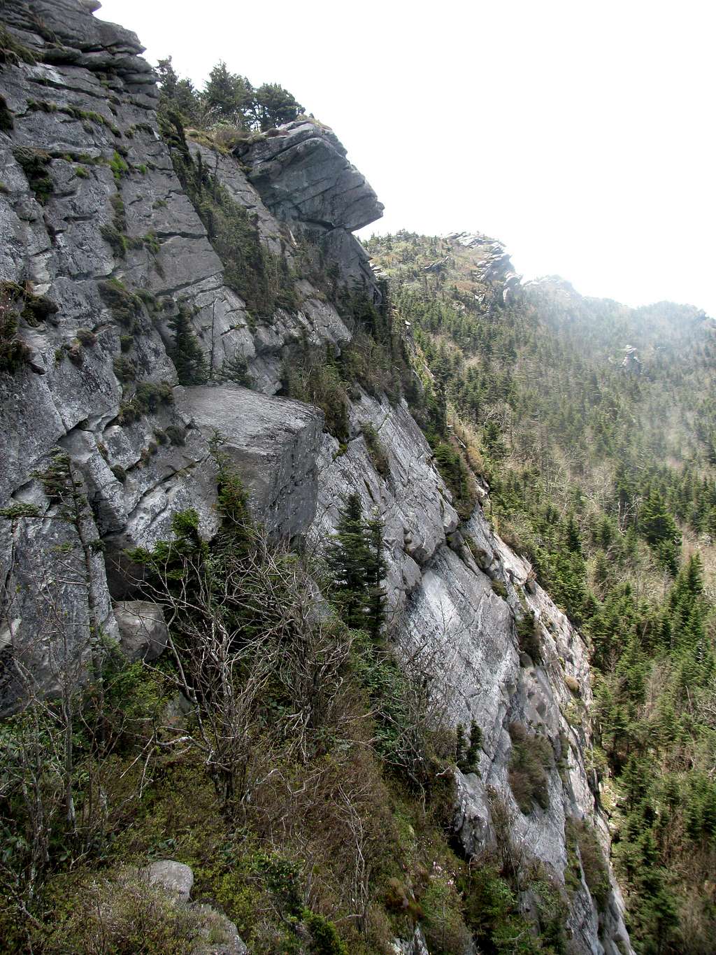 Cliffs Along the Grandfather Trail