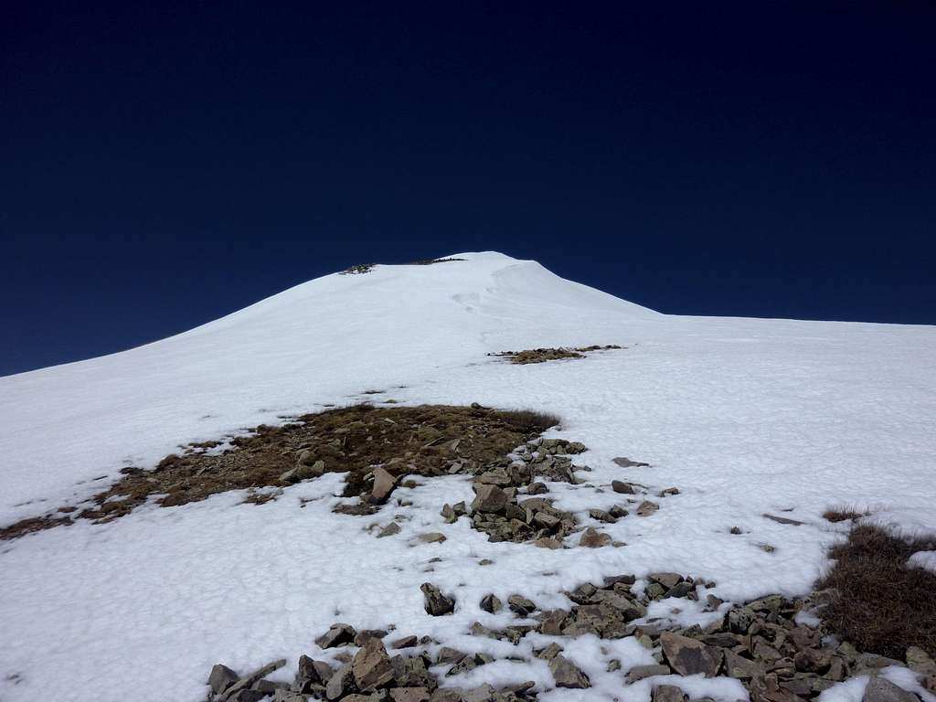 Ascent of Castle Mountain