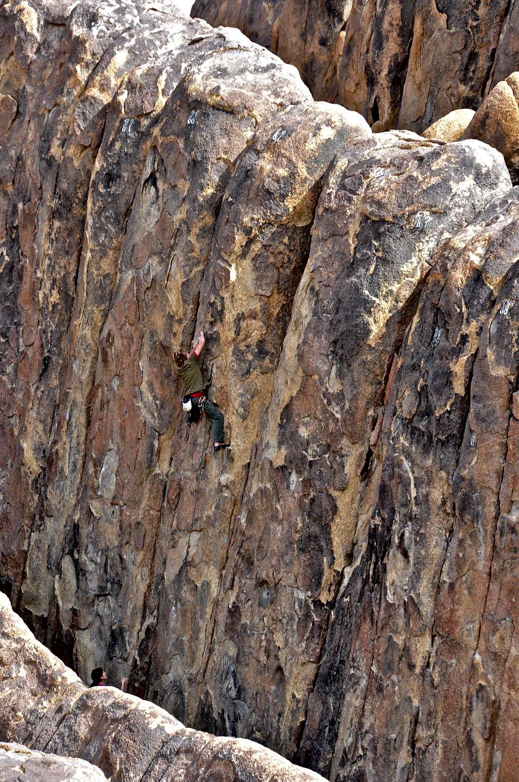 Climber on Sunday Matinee Wall