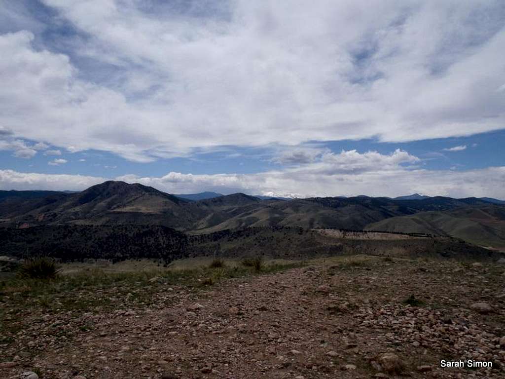 Looking west from the summit