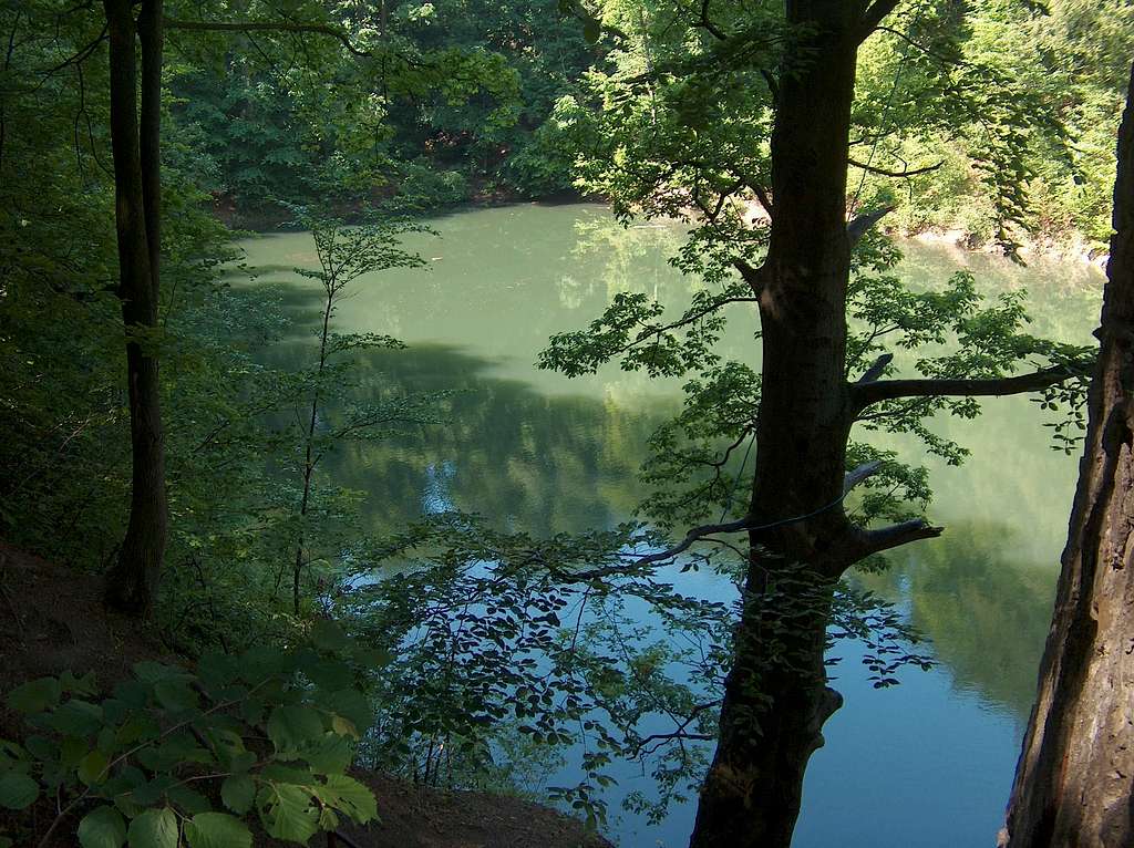 The green Daisy Lake
