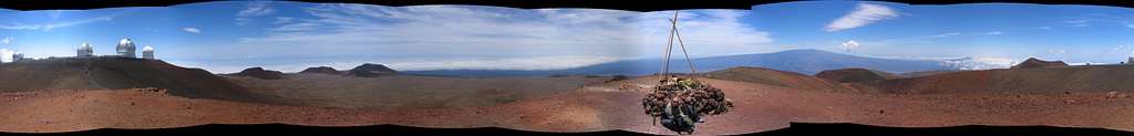 Mauna Kea summit panorama