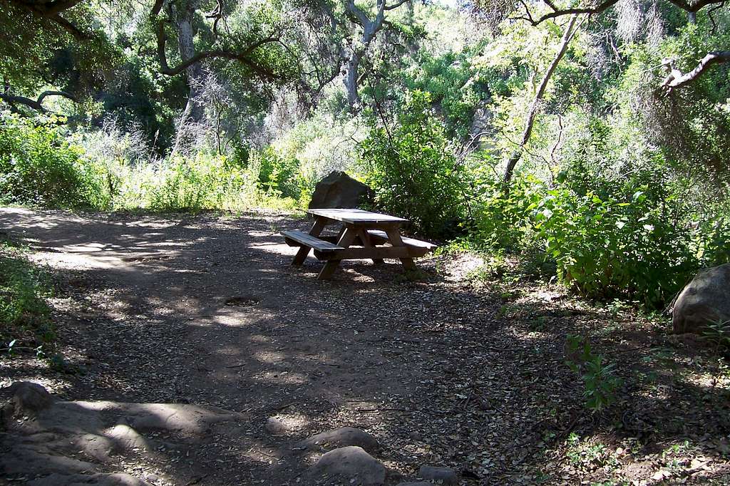 A bench for tired hikers
