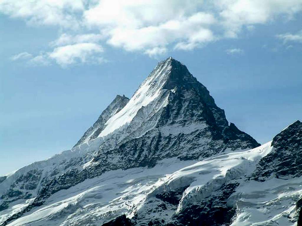 Schreckhorn from road between...