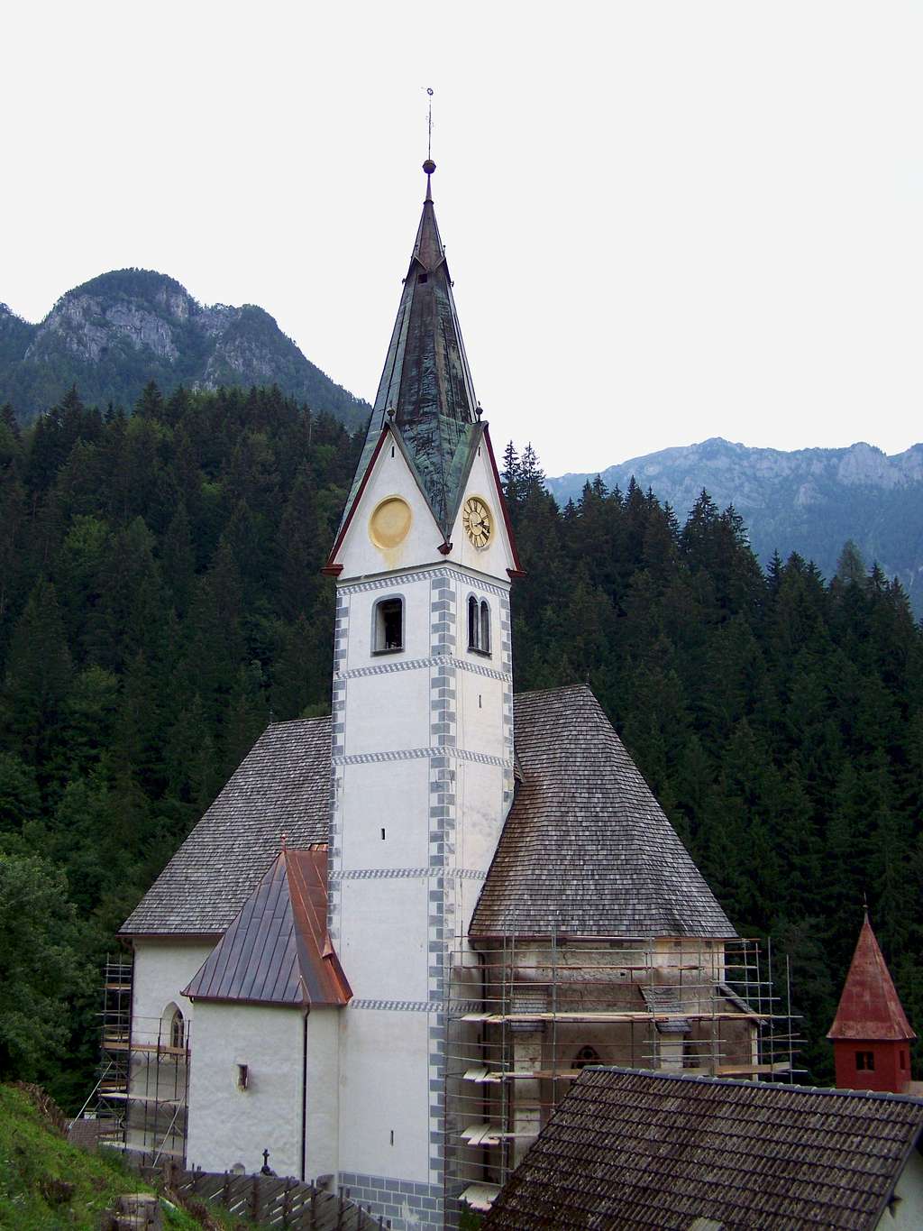 The parish church of Solcava