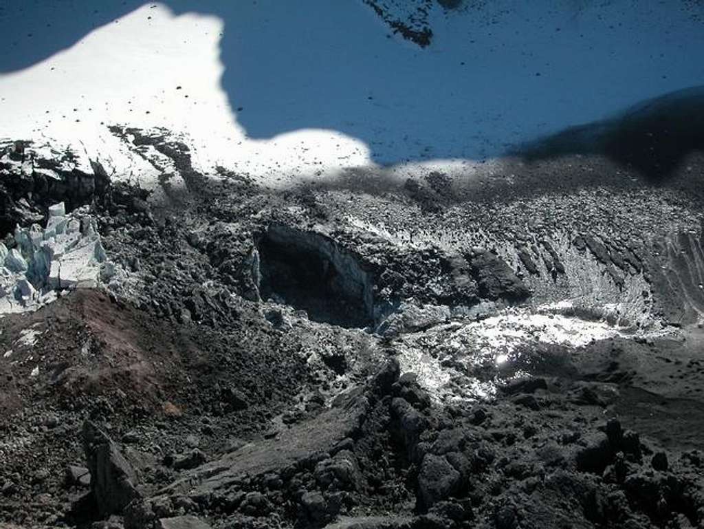 Vent on the Crater Glacier...