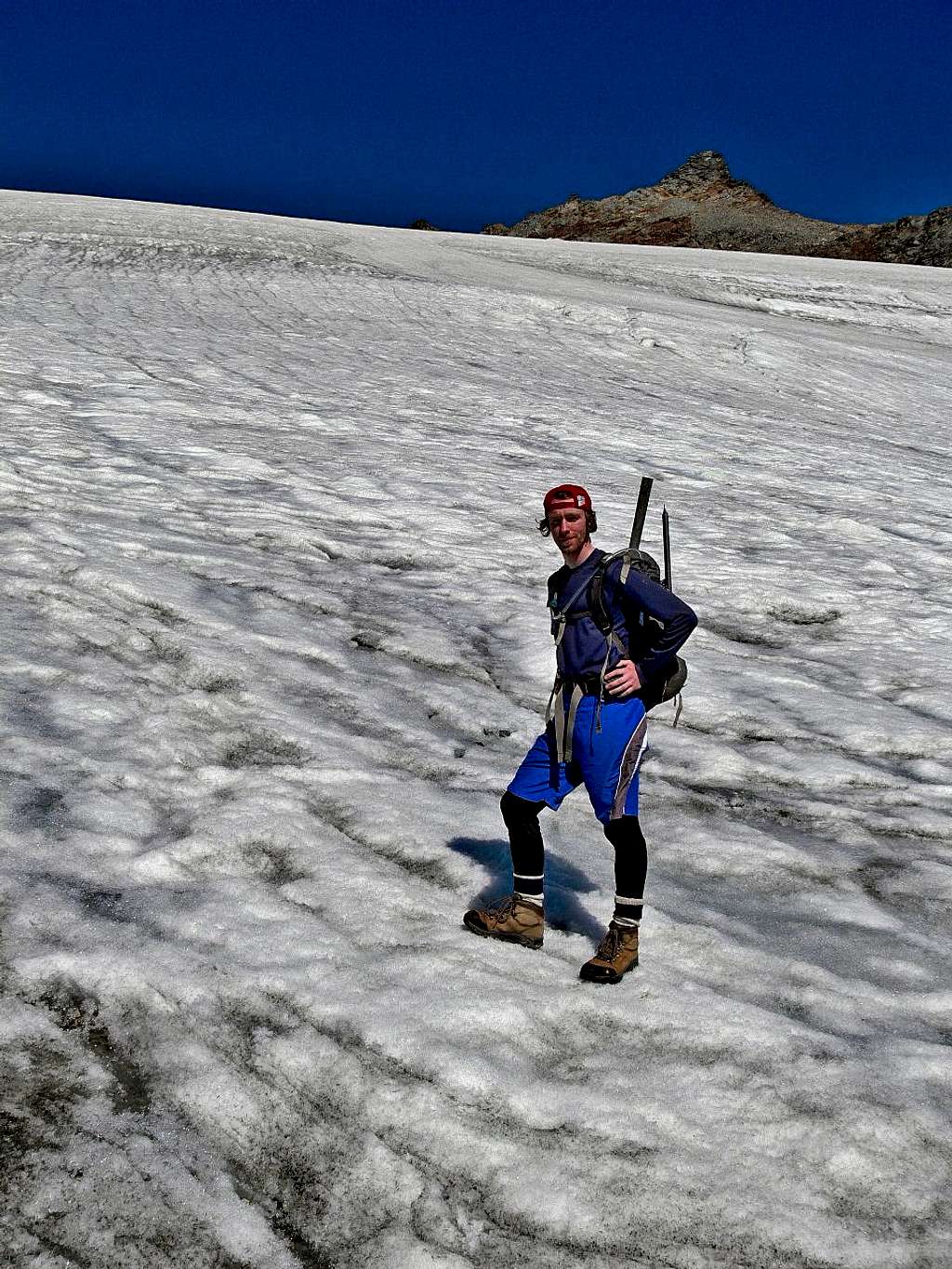 Michael on the Sahale Glacier