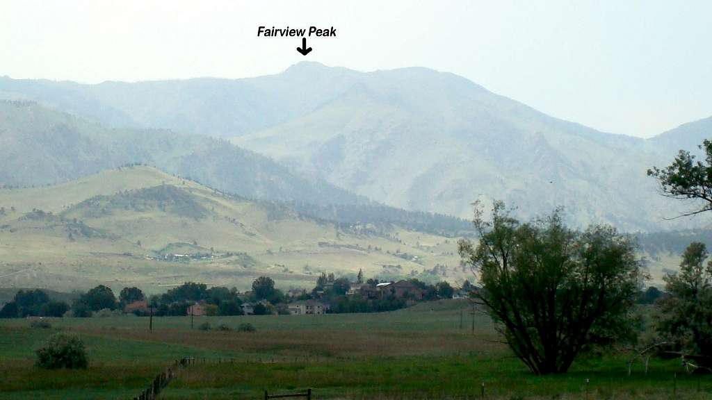 Fairview Peak from Boulder Reservoir