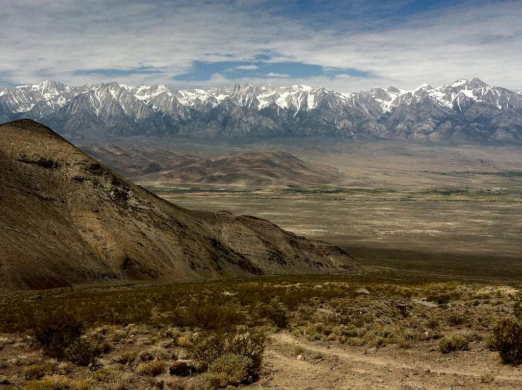 Sierra Nevada from the slopes of Mt Inyo