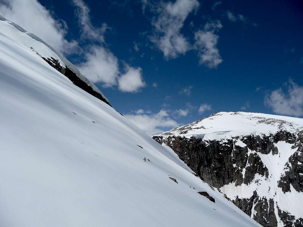 Snowfield on the East Face of Darton, June 21 2011