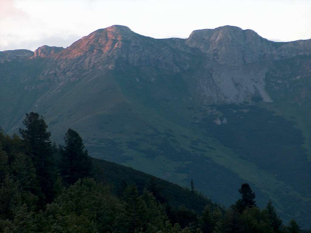 Evening on the Tatras Belianske 