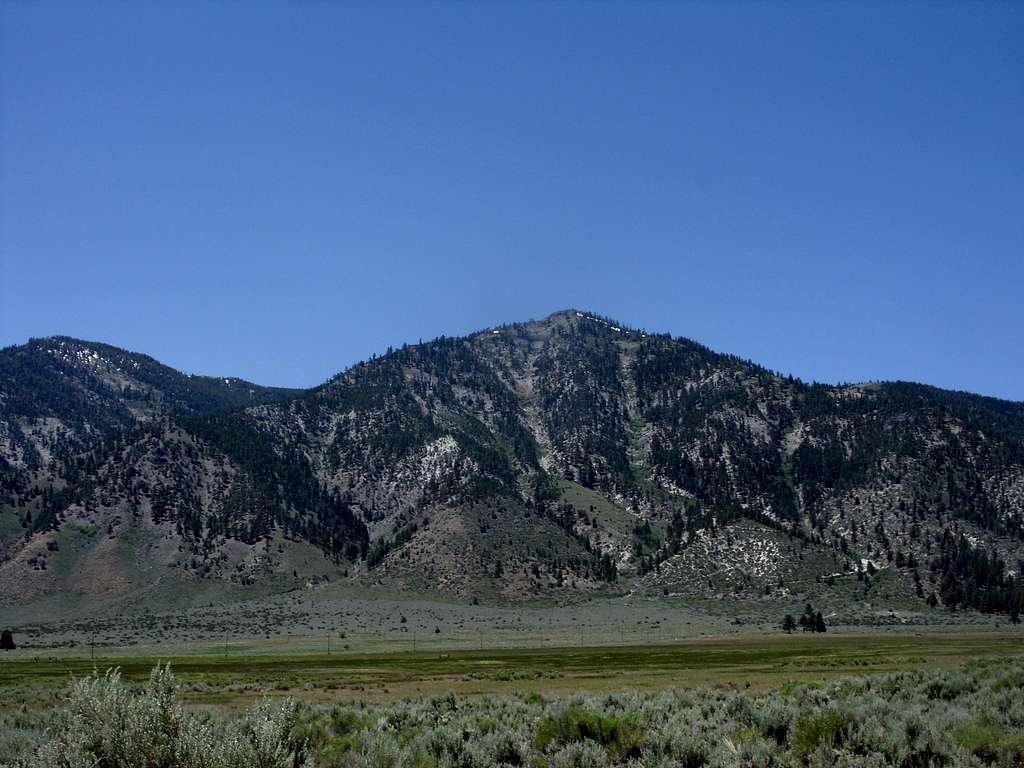 South Camp Peak from the Jacks Valley below