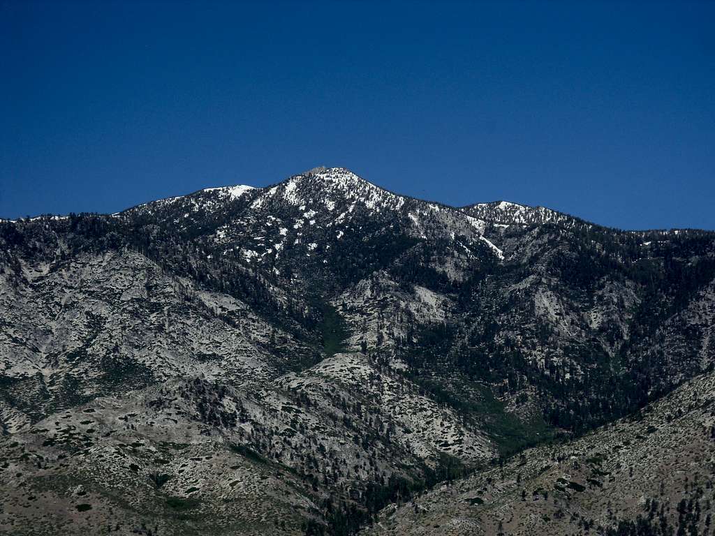Monument Peak from the east
