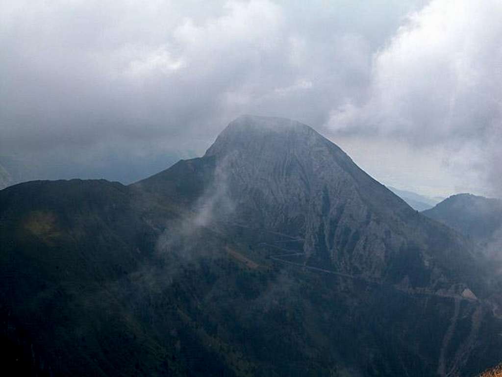 Lumkofel (2286m) see from the...