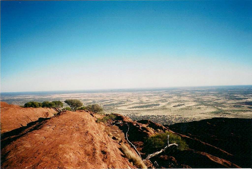 Uluru summit view
