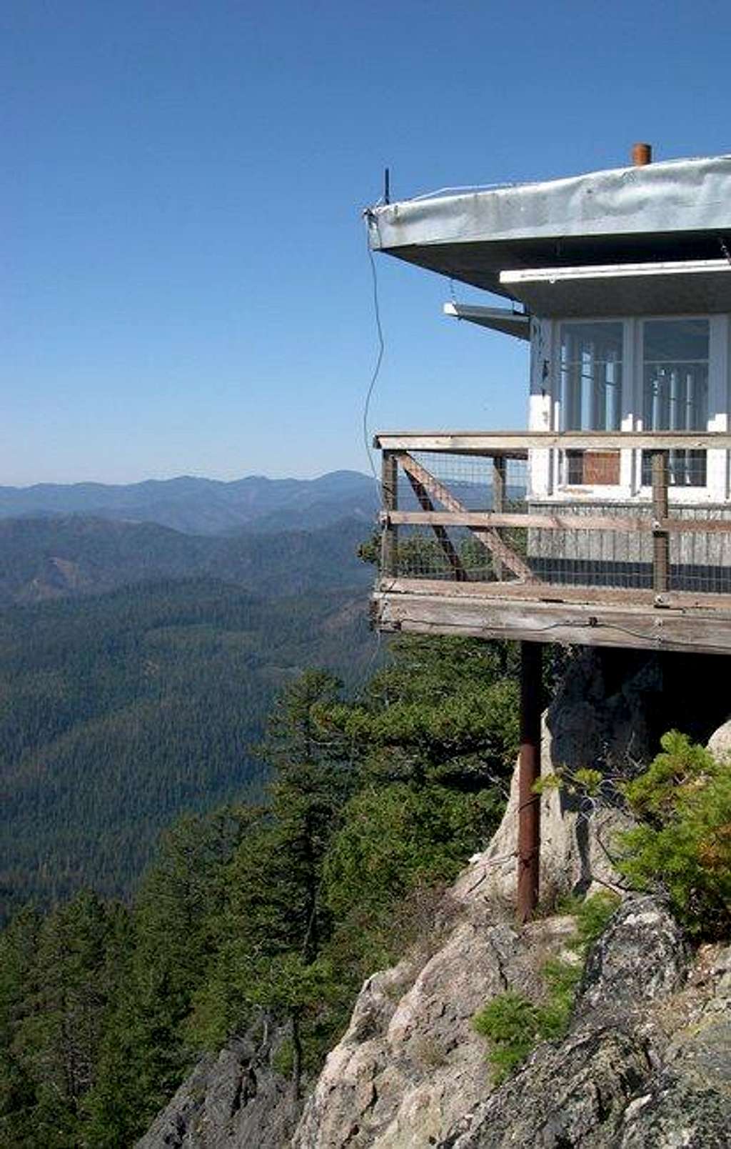 The lookout at the summit of...