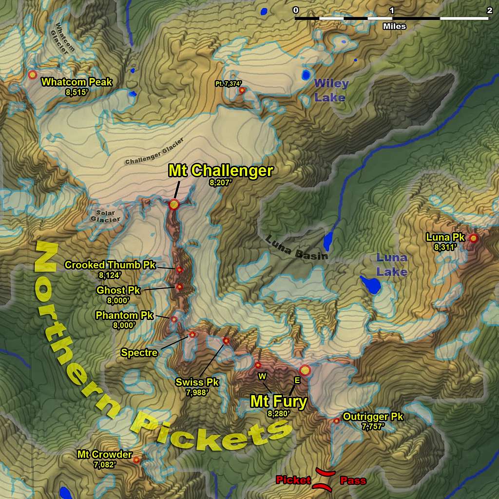 Pickets Range - Northern Summits