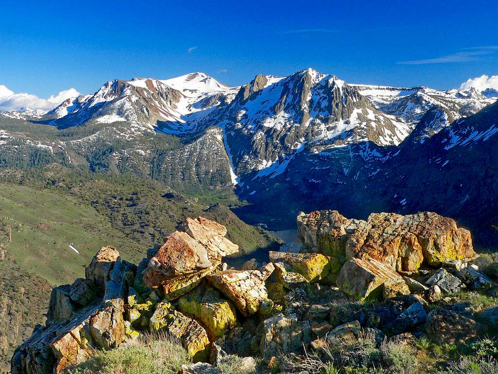 San Joaquin Mtn. and Carson Peak from Grant Point