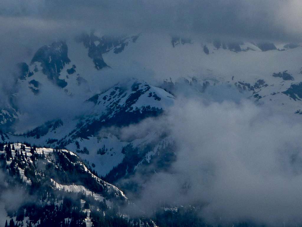 Cloud Cover over the North Cascades