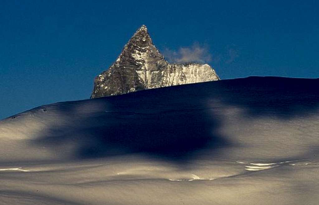 the summit of the Matterhorn...