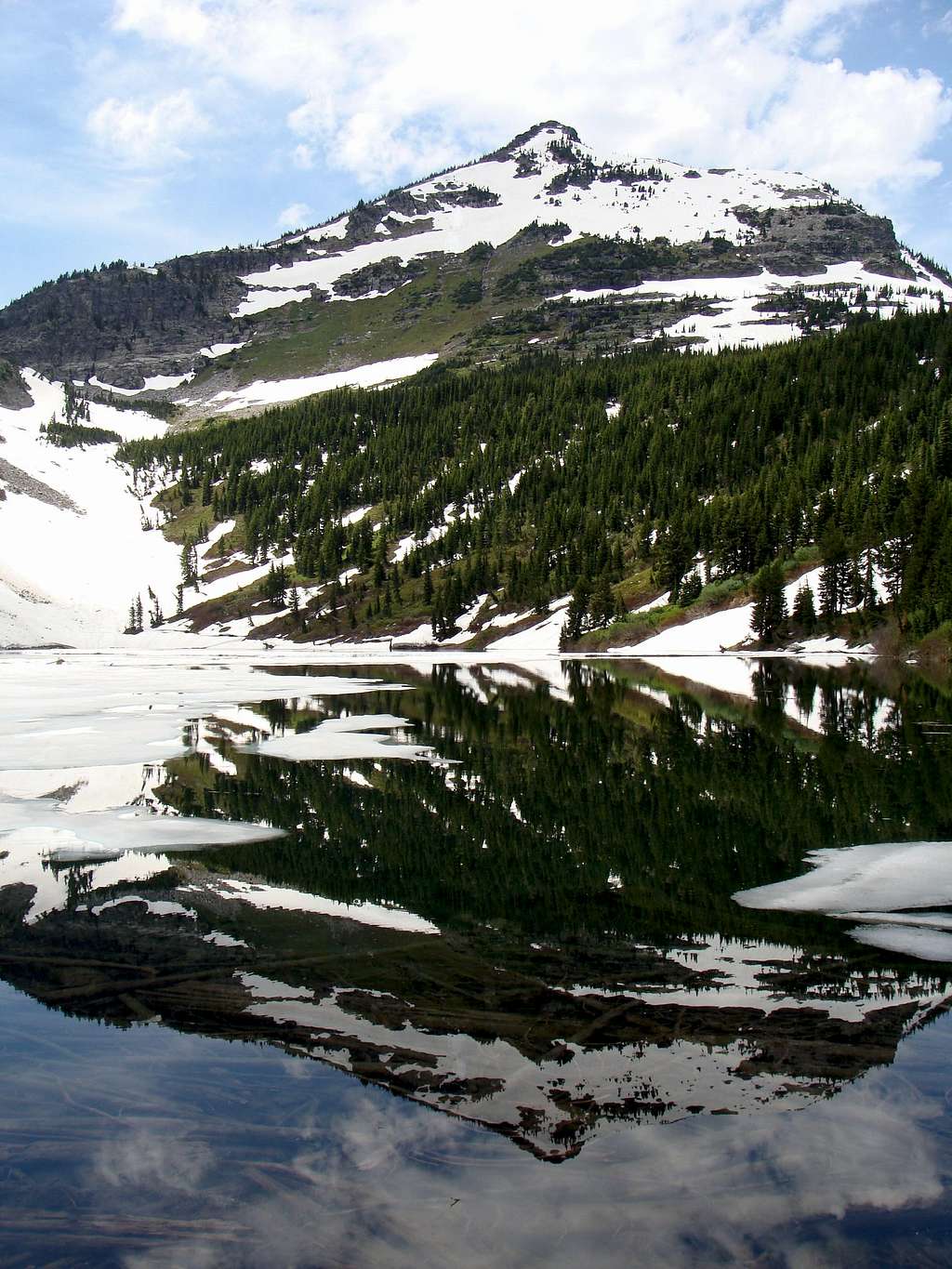 Carney Peak From Upper Gieger Lake
