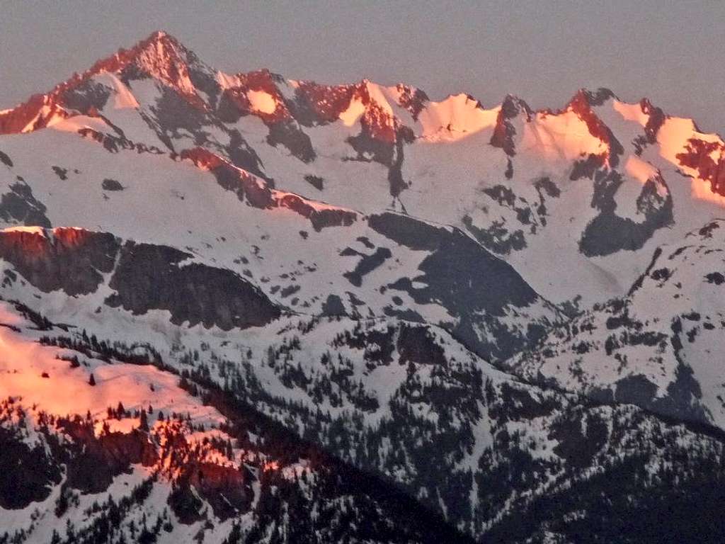 Forbidden Peak during Sunrise