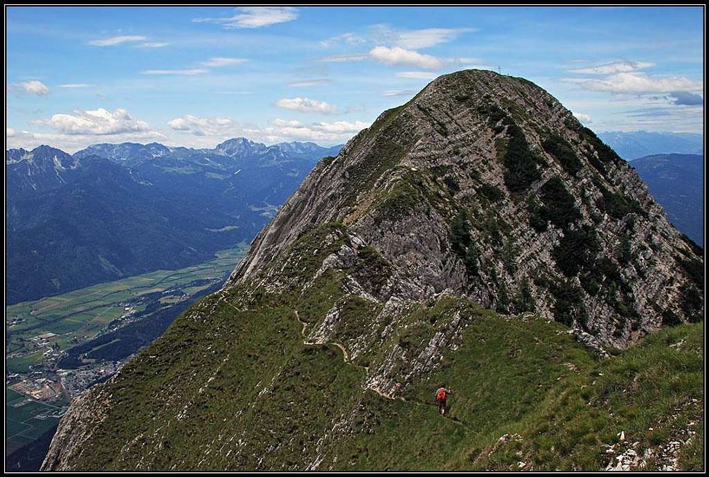 The summit of Spitzegel from the E