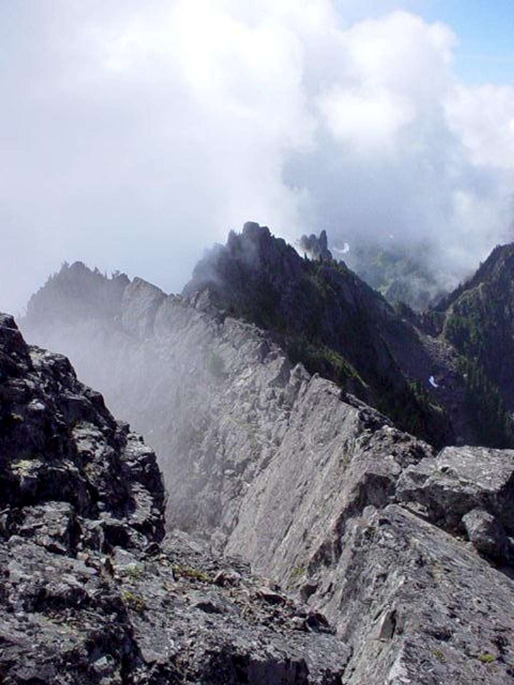 Summit ridge of Pershing....