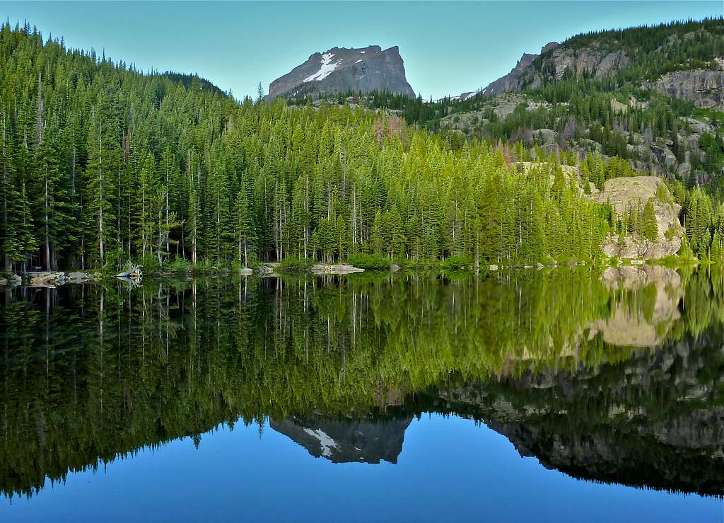 Hallett Peak from Bear Lake