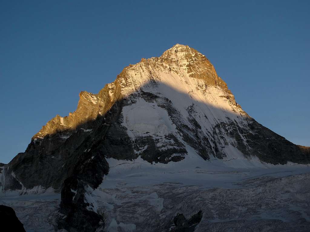 The Dent Blanche (4357m)...