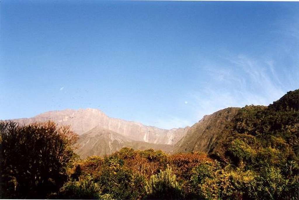 Mount Meru from Miriakamba...