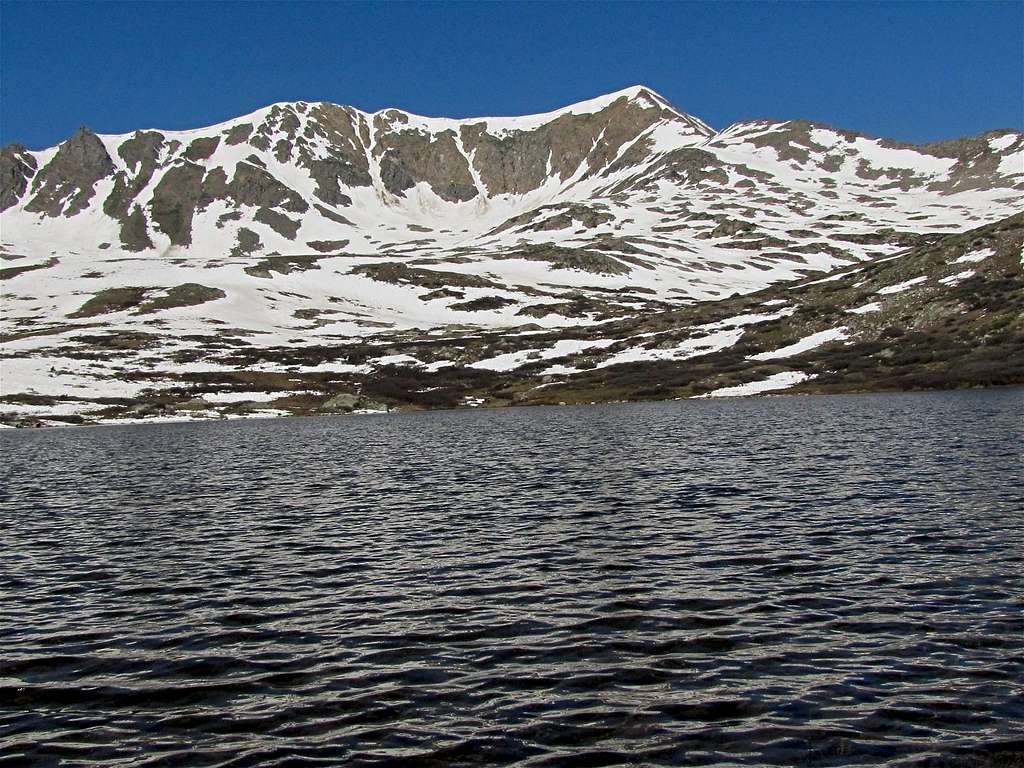 Lake 11909 ft and Peak 13253 ft