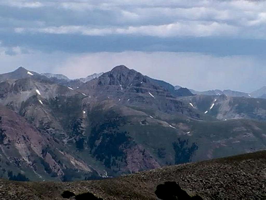 Teocalli Mountain from Scarp Ridge