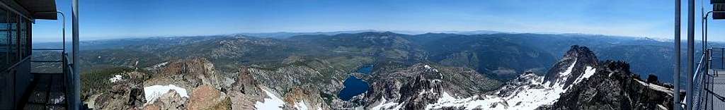 Sierra Buttes Summit Panorama
