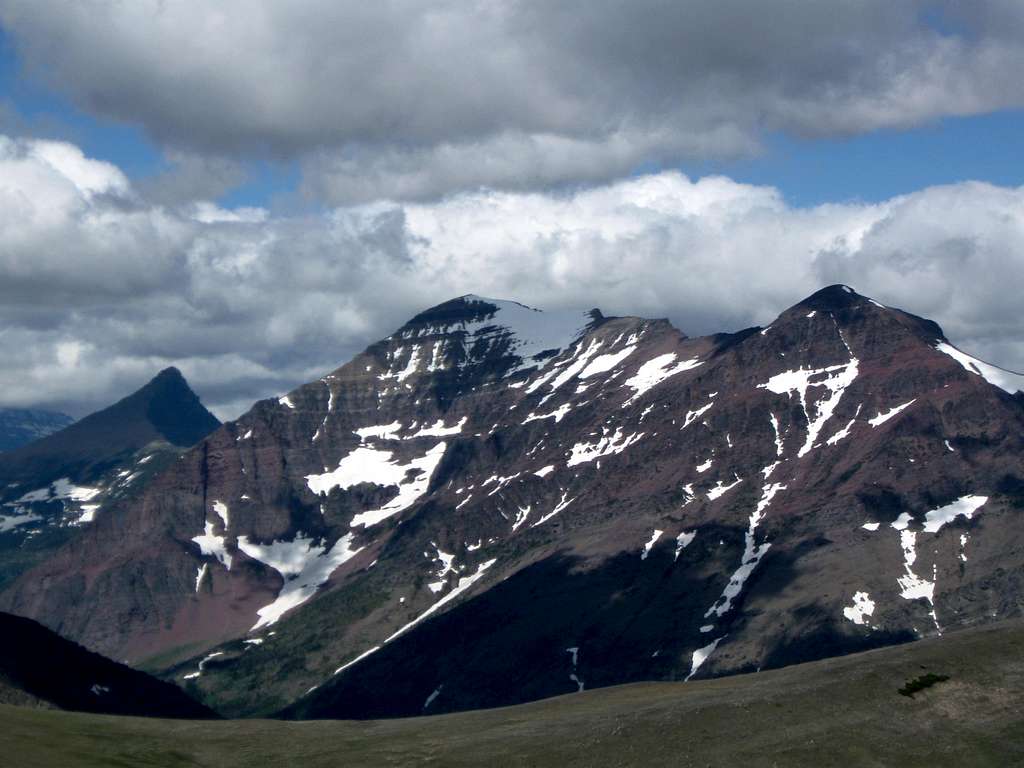Flinsch Peak and Rising Wolf Mountain