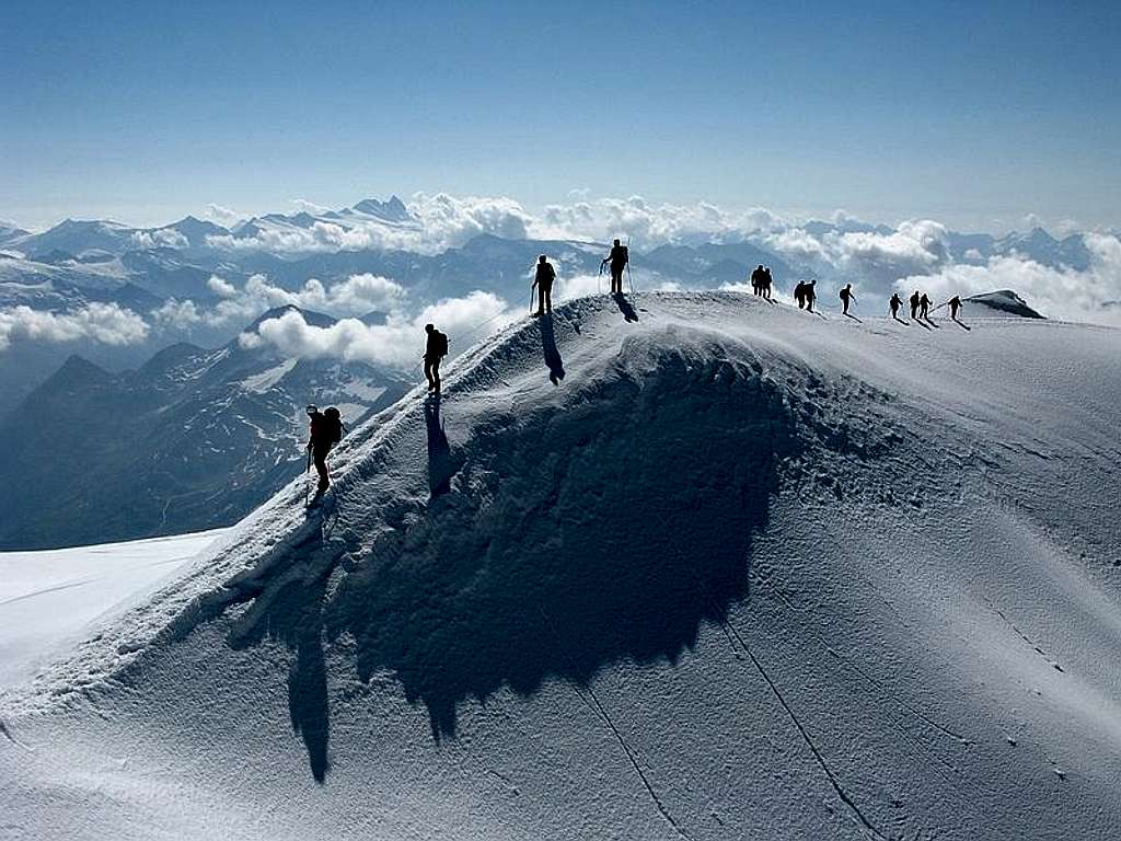Grossvenediger summit ridge
