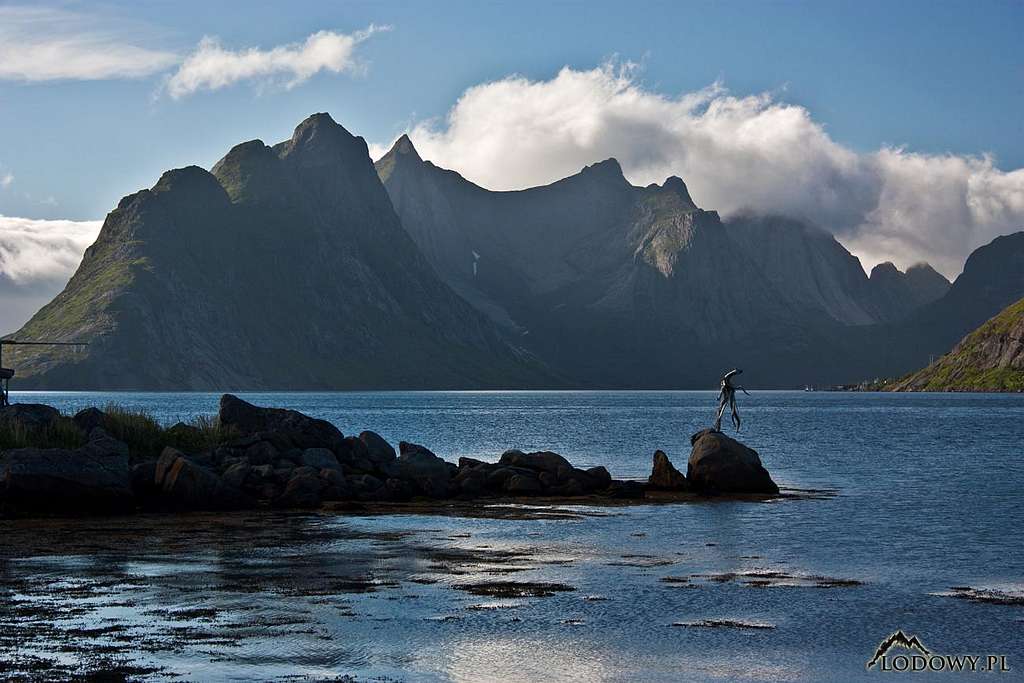 Kjerkfjorden on Lofoten Islands