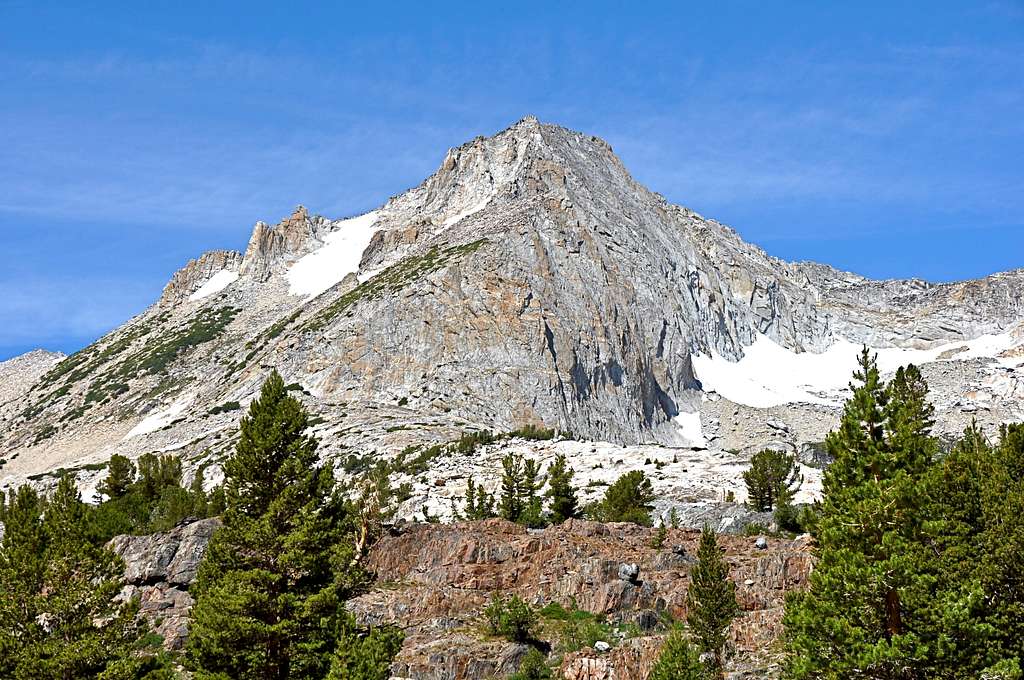 North Peak seen from the trail