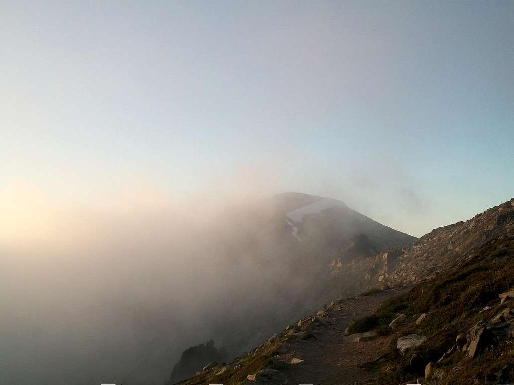 Haze over the north summit