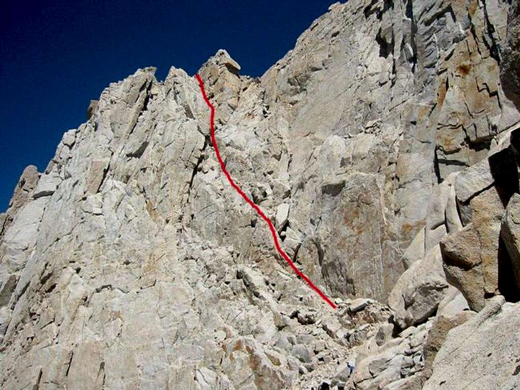 South Face Right Side Route