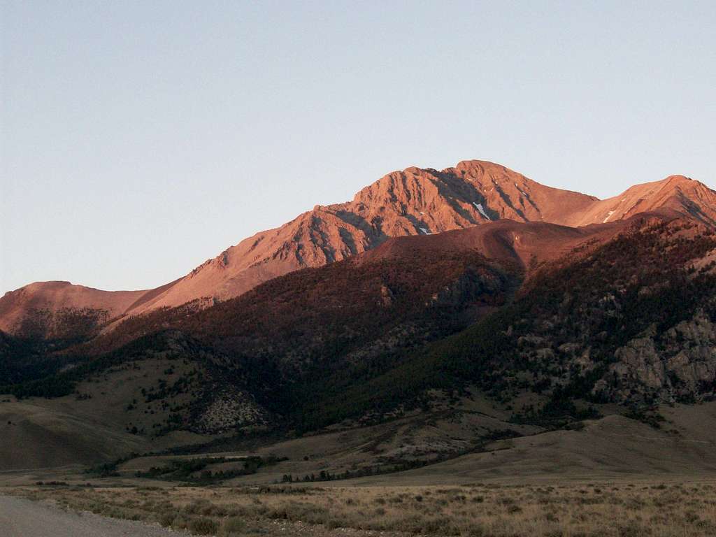 Borah Peak from route 93