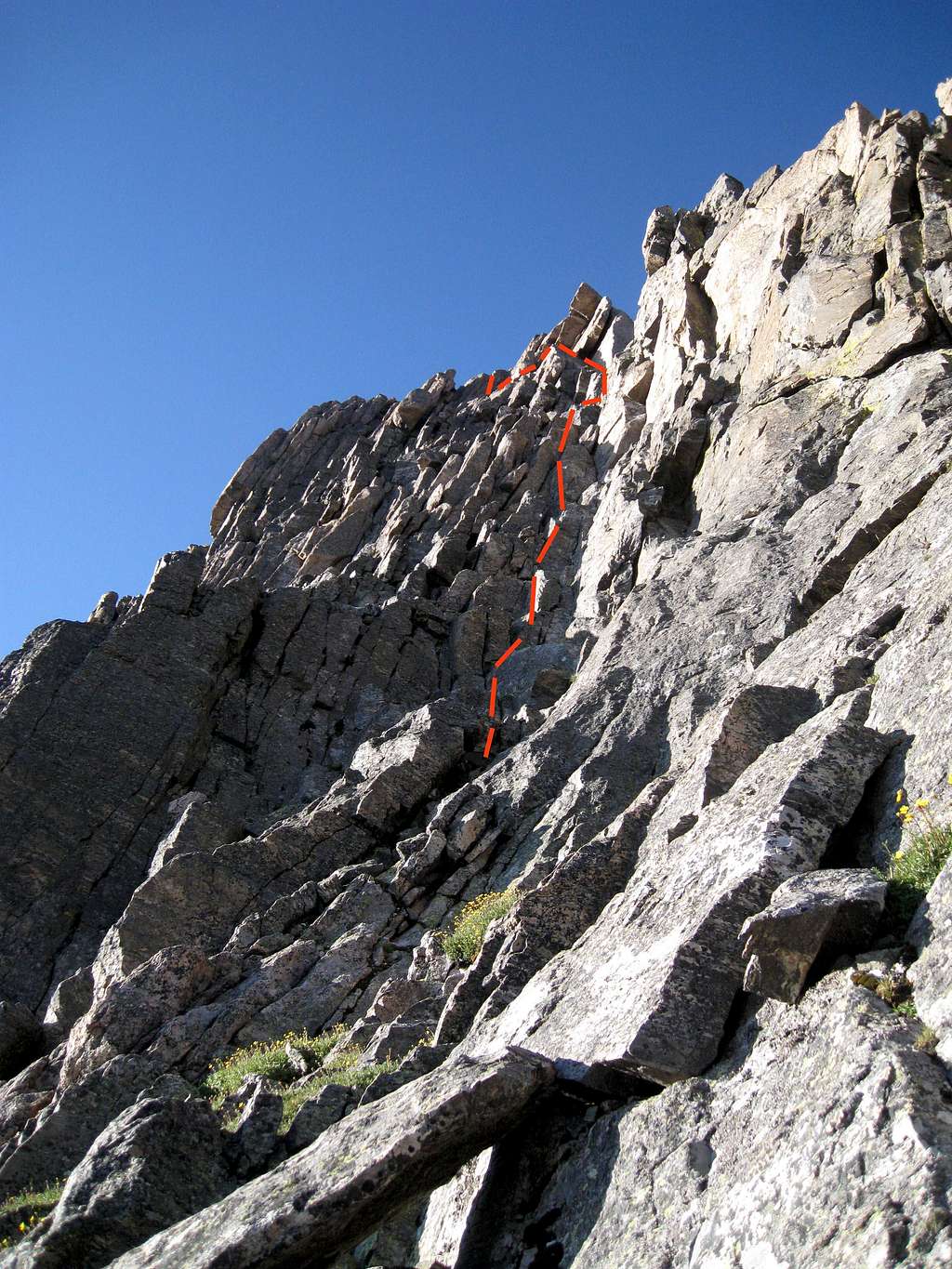 The route on the Second Tower