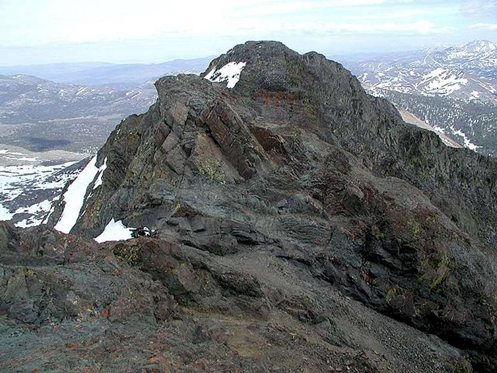 The view of the East Summit...