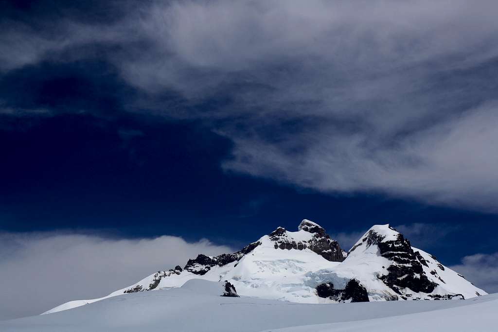 The summit of Tronador from near Refugio Otto Meiling