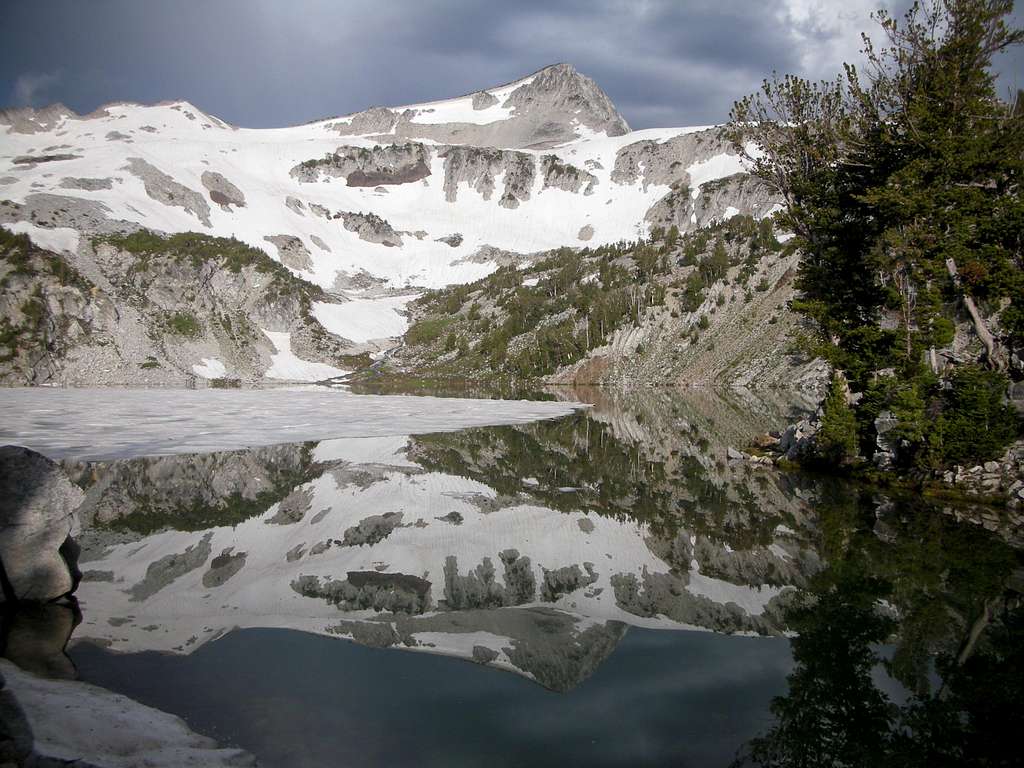 Eagle Cap reflected on Glacier Lake