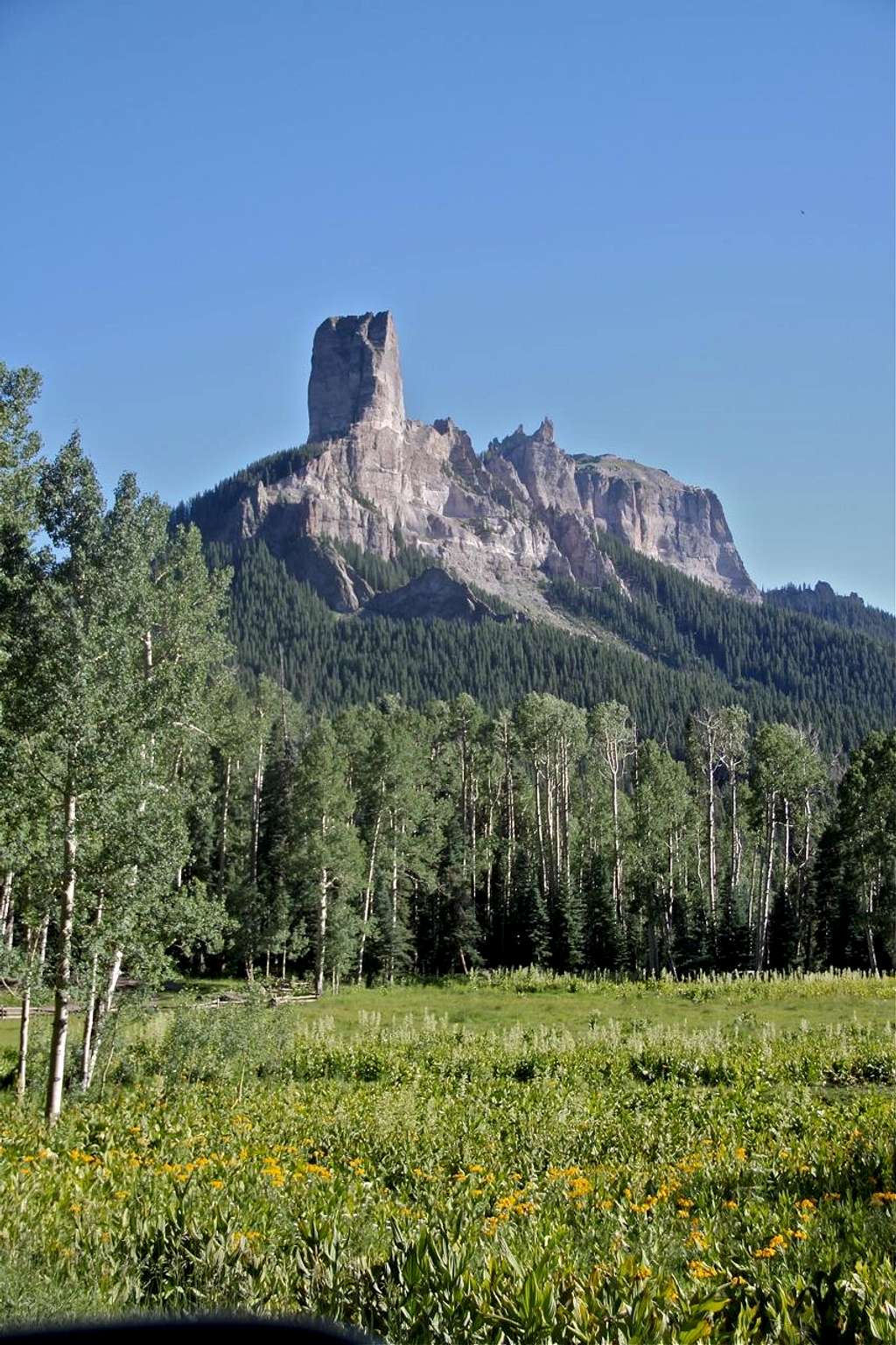Chimney Rock and Courthouse